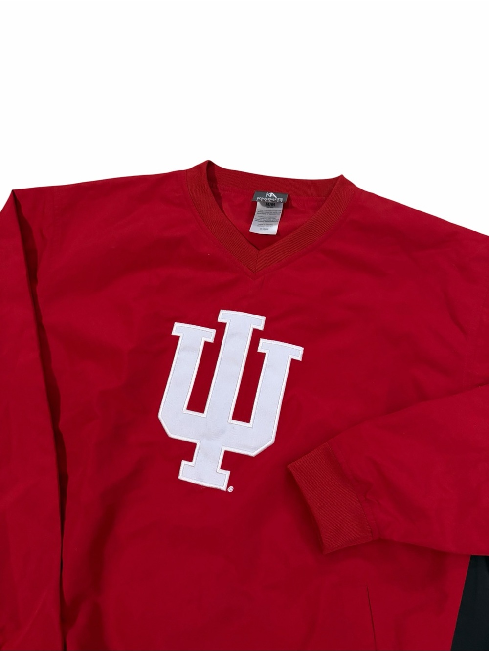 Indiana University IU Hoosiers Windbreaker Pullover Jacket Men’s Medium Red